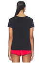 view 4 of 4 V-Neck Tee in Black