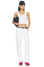 view 5 of 4 Cropped Rib Tank in White