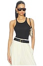 view 1 of 4 Racer Tank in Black