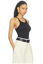 view 2 of 4 Racer Tank in Black