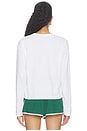 view 5 of 5 Boxy Long Sleeve Tee in White