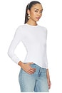 view 4 of 5 Long Sleeve Tee in White