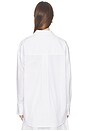 view 3 of 4 Poplin Button Up in White