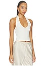 view 2 of 4 Halter Tank in Cream