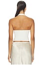 view 4 of 4 Halter Tank in Cream