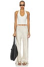 view 5 of 4 Halter Tank in Cream