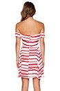 view 3 of 4 ROBE in Red & White Stripe