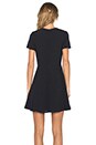 view 3 of 4 Short Sleeve Dress in Black