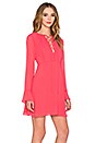 view 2 of 4 Lace Up Dress in Coral