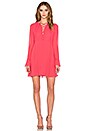 view 4 of 4 Lace Up Dress in Coral
