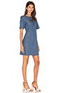 view 2 of 3 A Line Dress in Chambray