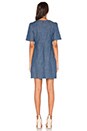 view 3 of 3 A Line Dress in Chambray