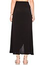 view 3 of 4 Wrap Midi Skirt in Black