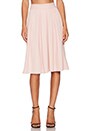 view 1 of 3 Pleated Midi Skirt in Pink Texture