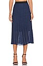 view 1 of 4 Pleated Midi Skirt in Navy