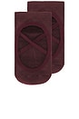 view 1 of 4 Ballet Ankle Grip Sock in Port Royale