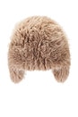 view 2 of 4 Faux Fur Trapper Hat in Sable Brown