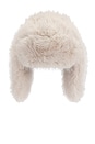 view 1 of 3 Faux Fur Trapper Hat in Turtledove