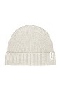view 3 of 3 Dani Organic Cotton Beanie in Heather Grey