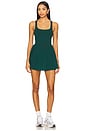 view 1 of 3 MoveWell Lennox Pleated Dress in Forest Green