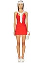view 4 of 4 ROBE FLOWWELL AMBROSE in Poppy Red