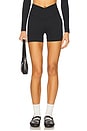 view 1 of 6 FlowWell Callista Crossover 4 Inch Short in Black