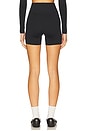 view 4 of 6 FlowWell Callista Crossover 4 Inch Short in Black