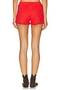 view 4 of 6 SHORT MIERA in Poppy Red