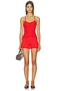 view 5 of 6 SHORT MIERA in Poppy Red