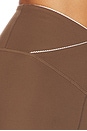 view 7 of 6 Flowwell Ryanne Crossover 4 Inch Short in Cocoa & Cream