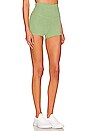 view 2 of 4 LoungeWell Camino 4 Inch Bike Short in Loden Green Heather