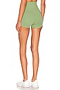 view 3 of 4 LoungeWell Camino 4 Inch Bike Short in Loden Green Heather