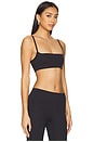 view 2 of 4 LoungeWell Sloane Sports Bra in Quiet Grey Heather