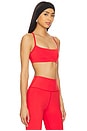 view 2 of 4 FlowWell Ilanna Sports Bra in Lava Red