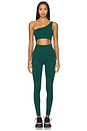 view 4 of 4 StretchWell Jade Sports Bra in Forest Green