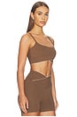 view 2 of 4 SOUTIEN-GORGE FLOWWELL FERN in Cocoa & Cream