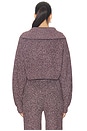 view 3 of 4 Dale Half Zip Sweater in Raisin Heather