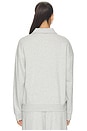 view 4 of 4 Caspian Fleece Polo in Heather Grey