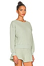 view 2 of 6 Goldie Sweatshirt in Washed Loden Green