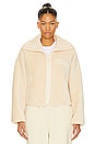 view 2 of 5 Catalina Sherpa Jacket in Swan White