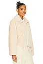 view 3 of 5 Catalina Sherpa Jacket in Swan White