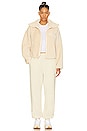 view 5 of 5 Catalina Sherpa Jacket in Swan White