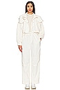 view 6 of 6 Mariposa Hooded Jacket in Antique White
