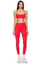 view 5 of 6 FlowWell Callista 7/8 Legging in Lava Red
