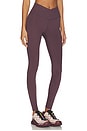 view 2 of 6 Flowwell Callista Crossover Legging in Raisin