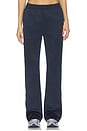 view 1 of 6 The Track Pant in Navy & Bone