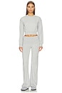 view 6 of 6 PANTALON ELOWYN  in Heather Grey