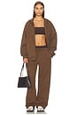 view 7 of 7 Robin Barrel Sweatpant in Cocoa