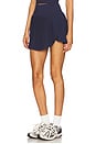 view 3 of 6 MoveWell Harlow Pleated Skirt in Navy