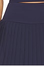 view 6 of 6 MoveWell Harlow Pleated Skirt in Navy
